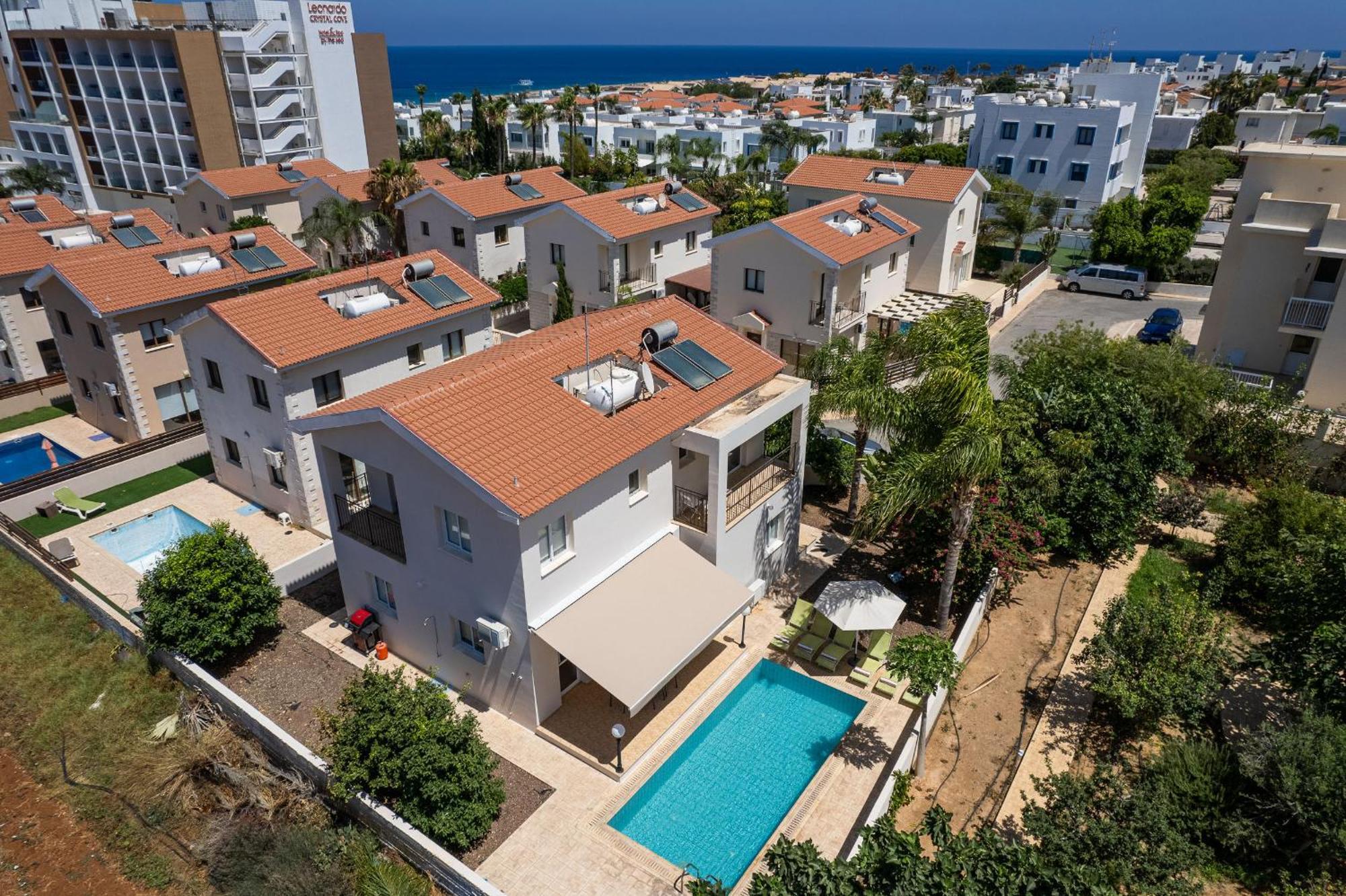 Konnos Villa Ekaterina Протарас Екстер'єр фото